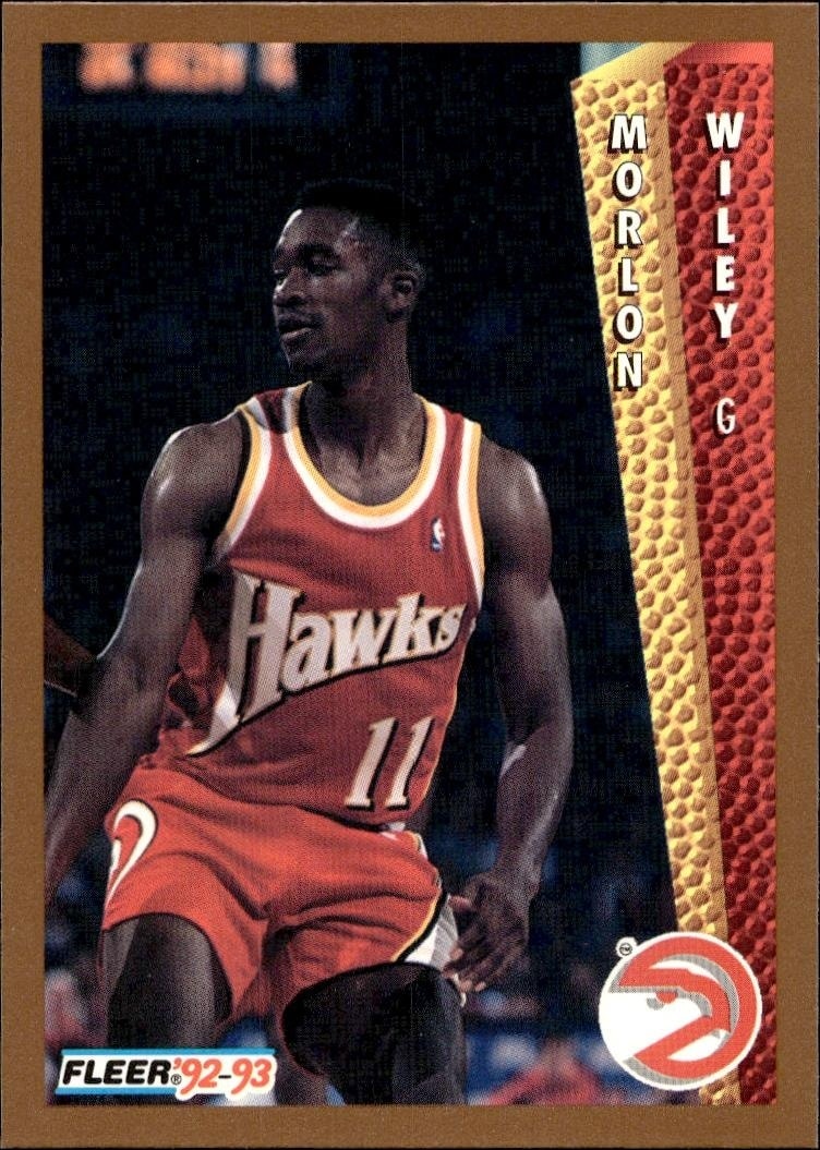 1992-93 fleer Morlon Wiley