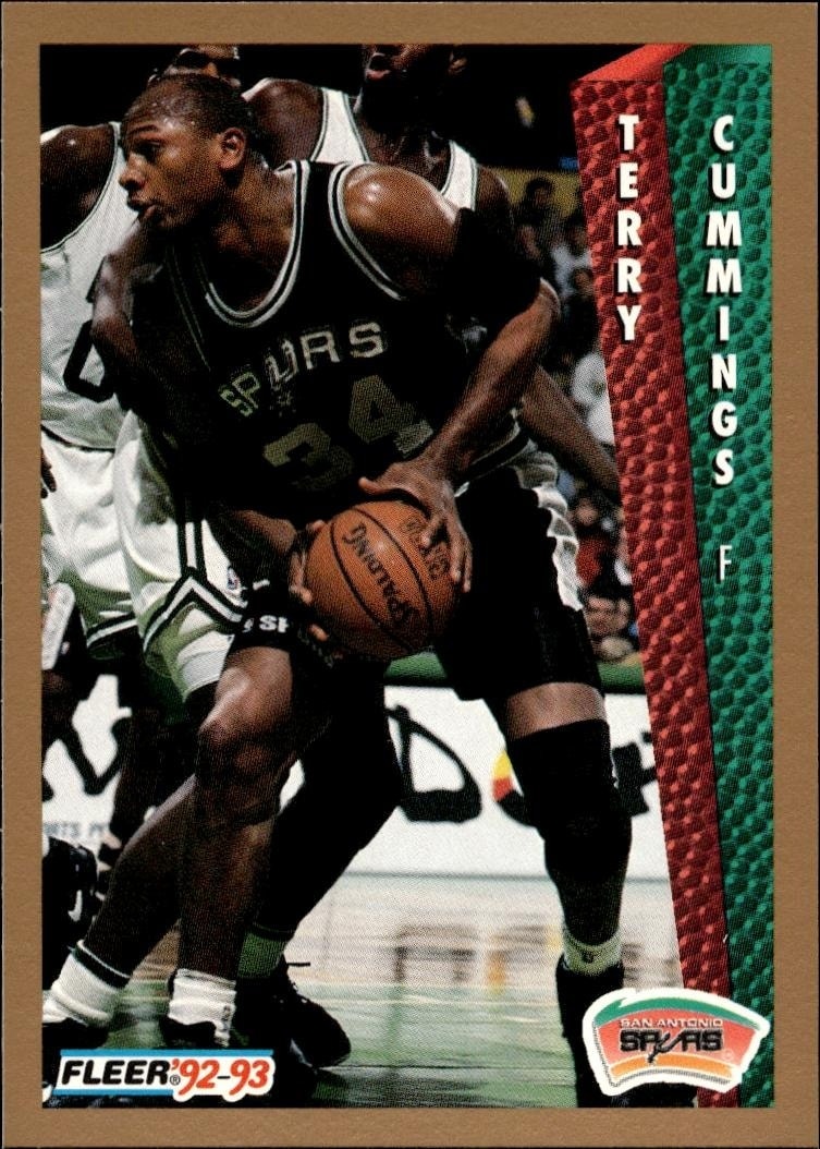 1992-93 fleer Terry Cummings