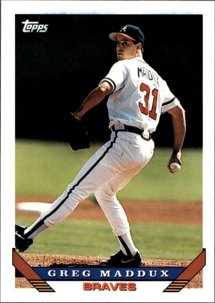 1993 topps Greg Maddux