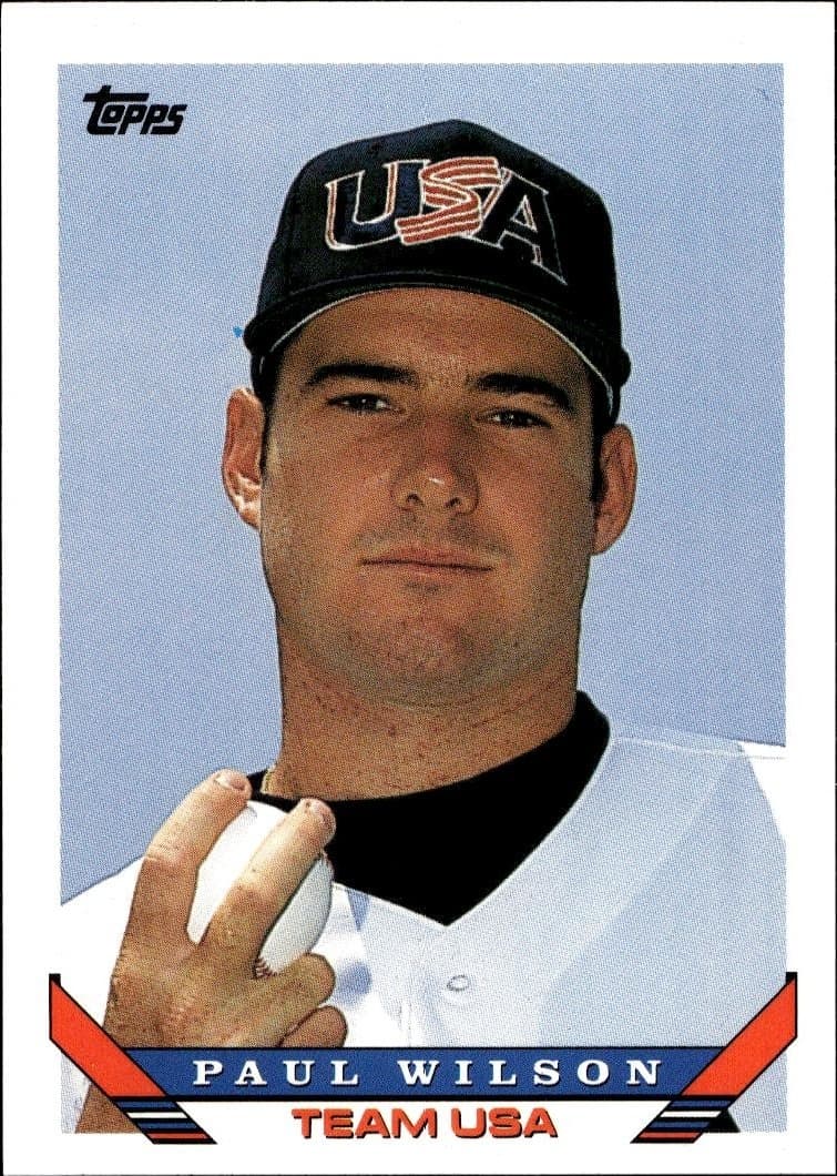 1993 Topps Traded Paul Wilson #107T trading card
