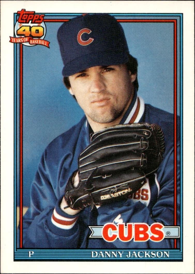 1991 topps Danny Jackson