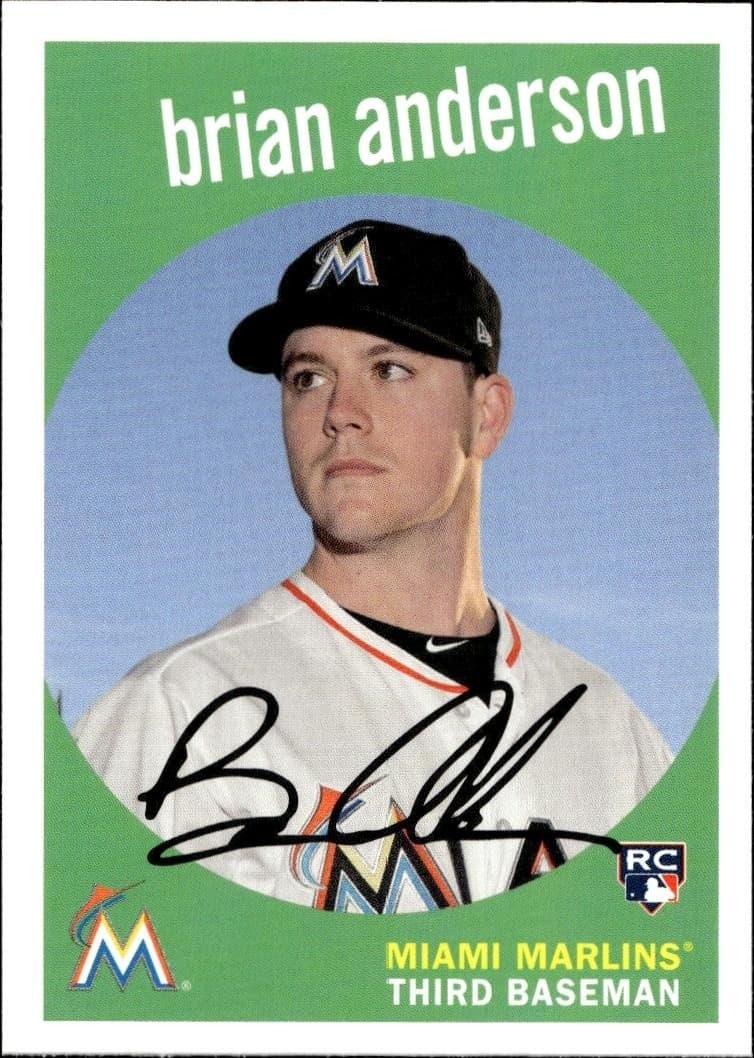 2018 topps Brian Anderson