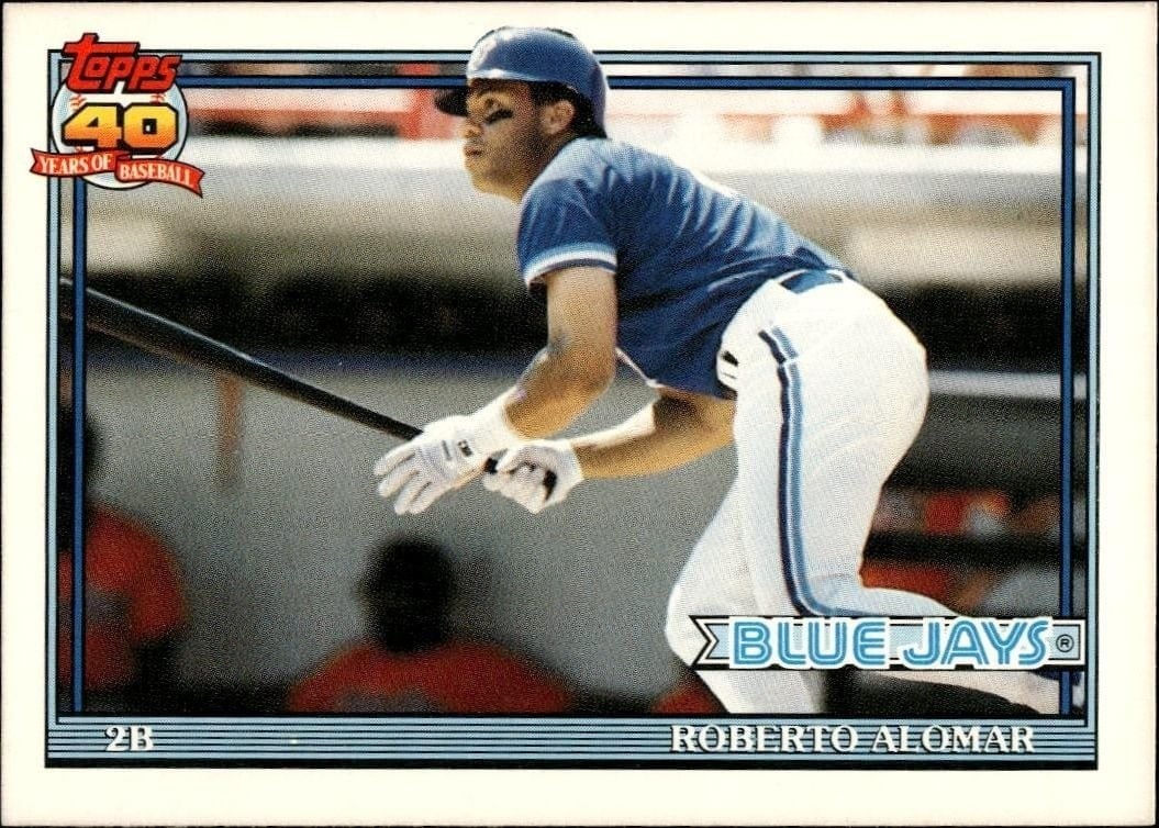 Roberto Alomar 1991 Topps Traded Roberto Alomar #2T baseball trading card front