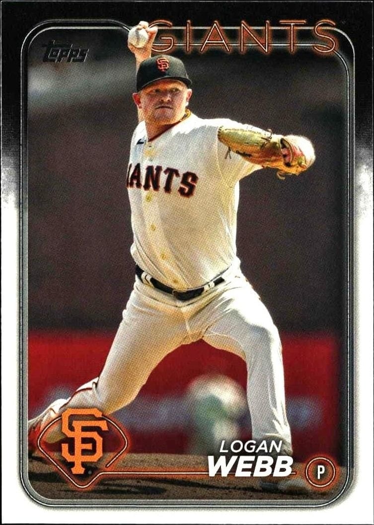 Logan Webb 2024 Topps Logan Webb #4 baseball trading card front