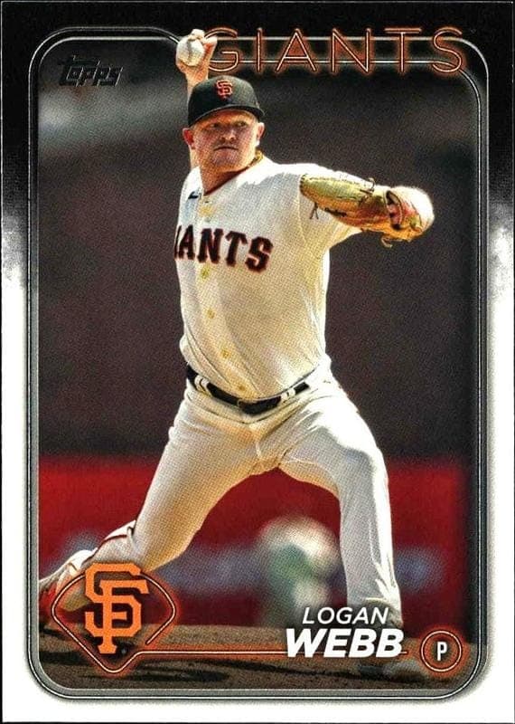 2024 Topps Series 1 Logan Webb #4 trading card