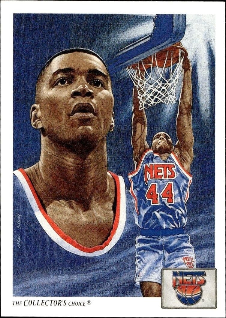 Derrick Coleman 1991-92 Upper Deck #88 Basketball Trading Card - Front 1991-92 Upper Deck Derrick Coleman #88 basketball trading card front