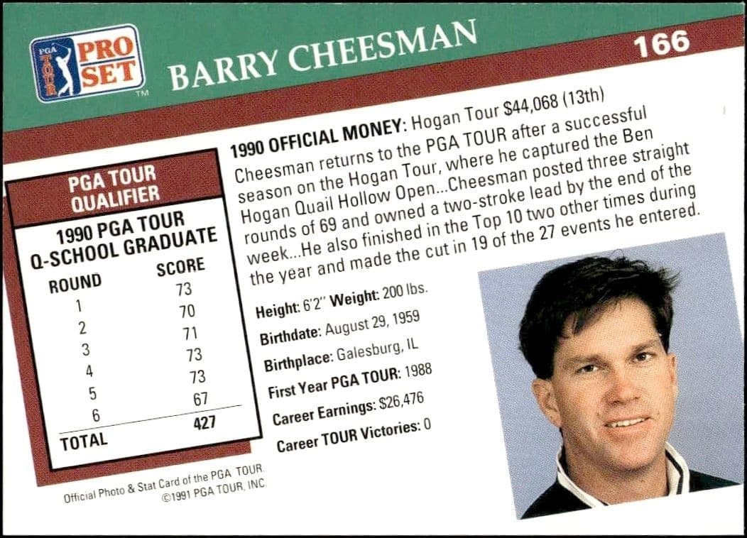 Barry Cheesman - Back