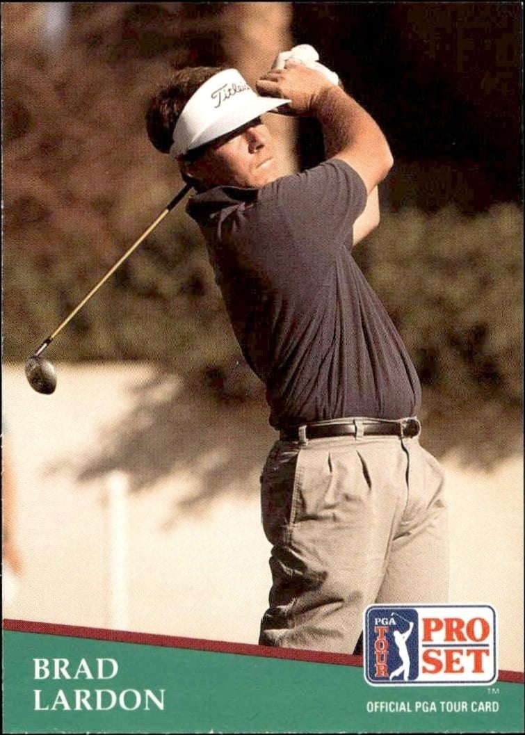 1991 Pro-Set PGA Tour Brad Lardon #55 trading card