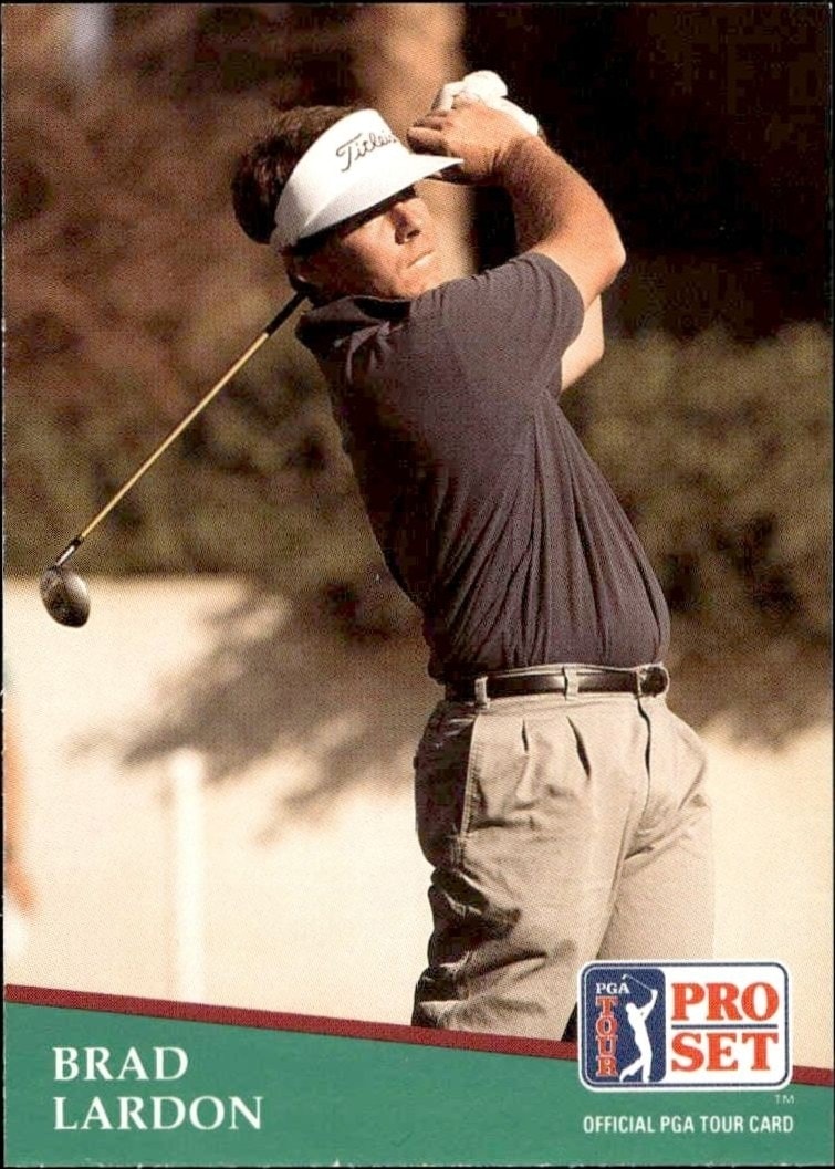 1991 Pro Set Pga Tour Brad Lardon #55