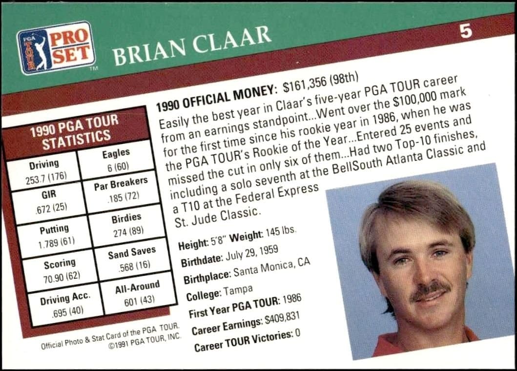 Brian Claar - Back