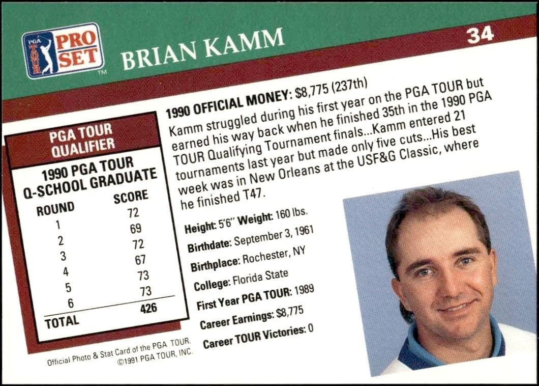 Brian Kamm - Back