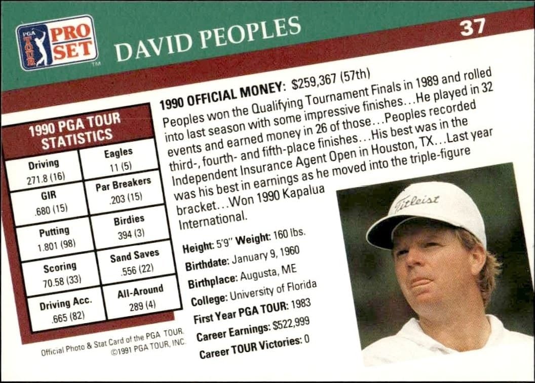 David Peoples - Back