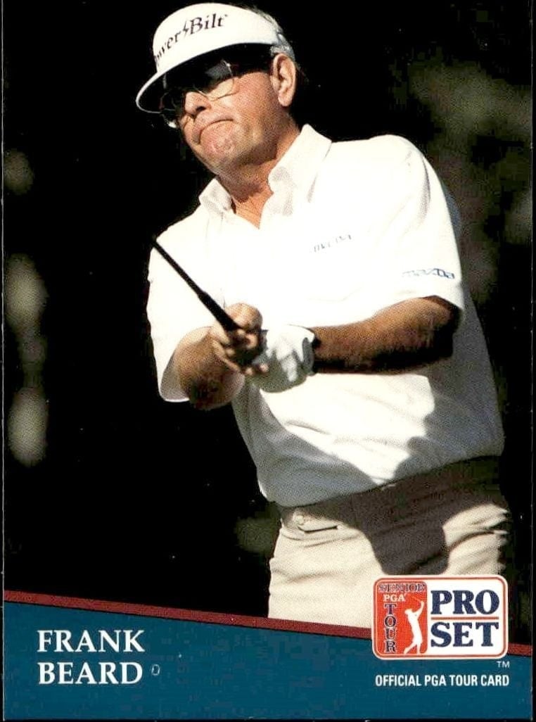 Frank Beard 1991 Pro Set Pga Tour #227 Golf Trading Card - Front 1991 Pro Set Pga Tour Frank Beard #227 golf trading card front