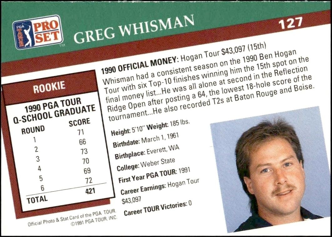 Greg Whisman - Back