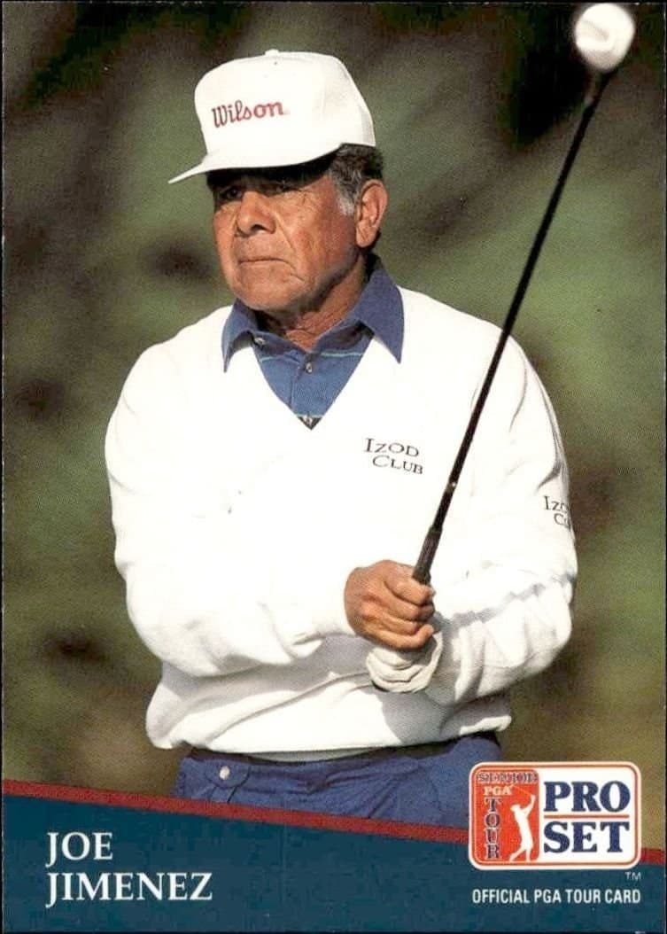 Joe Jimenez 1991 Pro Set Pga Tour #209 Golf Trading Card - Front 1991 Pro Set Pga Tour Joe Jimenez #209 golf trading card front