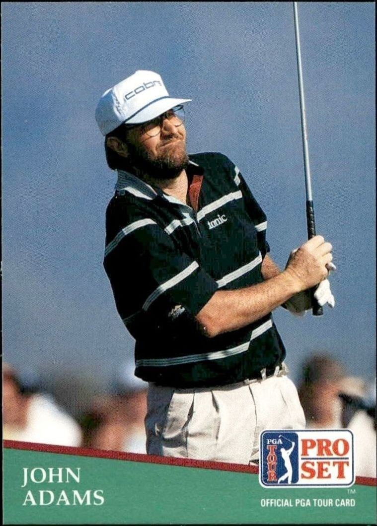 1991 Pro-Set PGA Tour John Adams #187 trading card