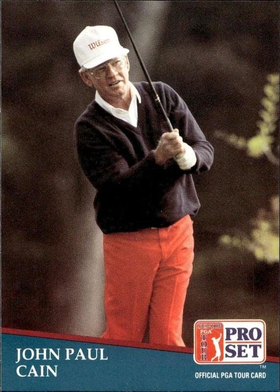 1991 Pro-Set PGA Tour John Paul Cain #223 trading card