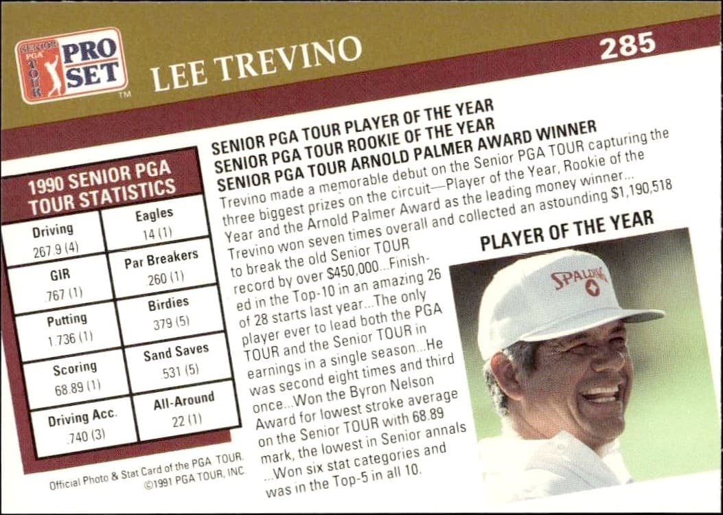 Lee Trevino - Back