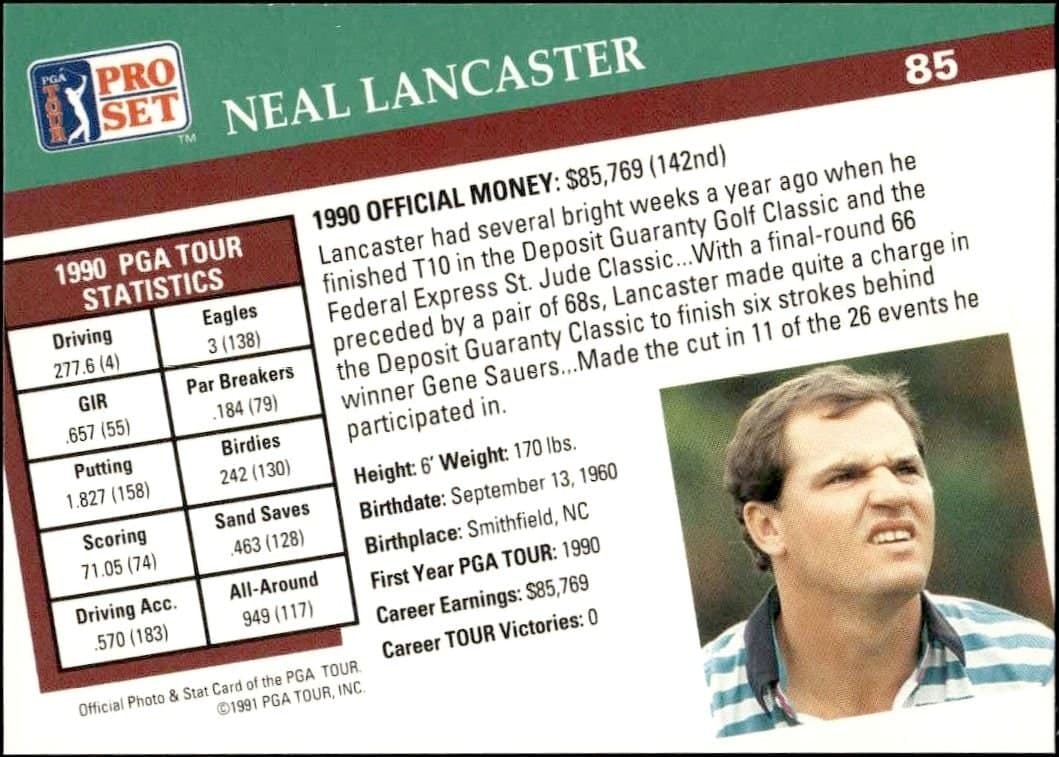 Neal Lancaster - Back