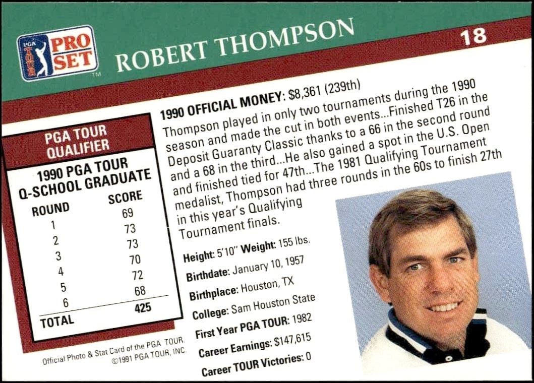 Robert Thompson - Back