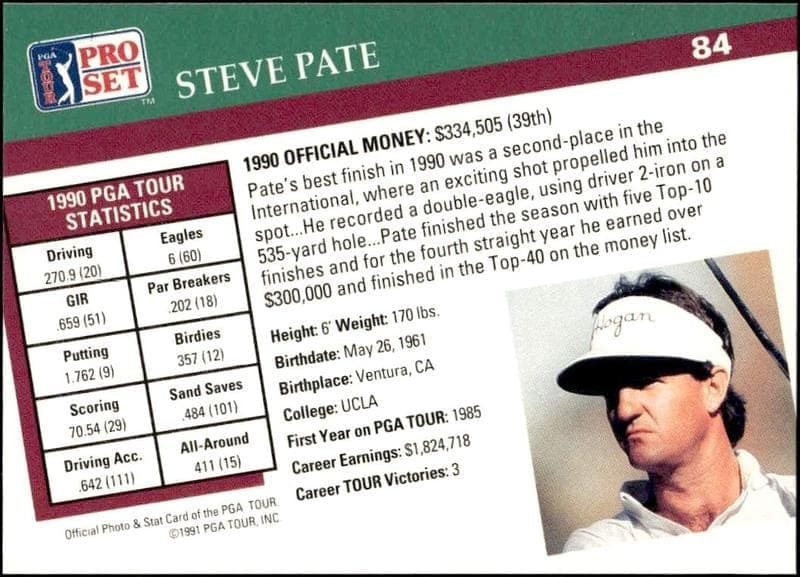 Steve Pate - Back