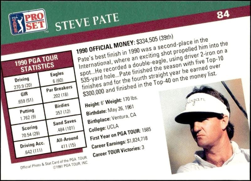 Steve Pate - Back