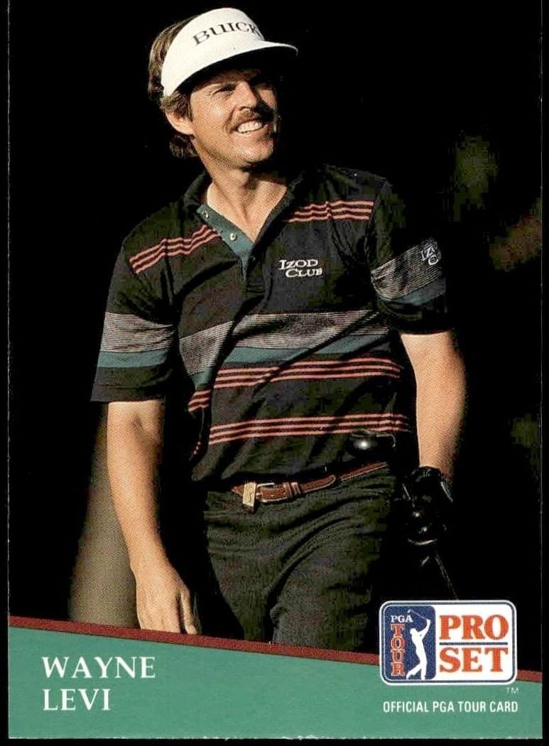 Wayne Levi 1991 Pro Set Pga Tour #58 Golf Trading Card - Front 1991 Pro Set Pga Tour Wayne Levi #58 golf trading card front