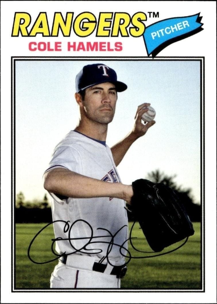 Cole Hamels 2018 Topps Archives Cole Hamels #167 baseball trading card front