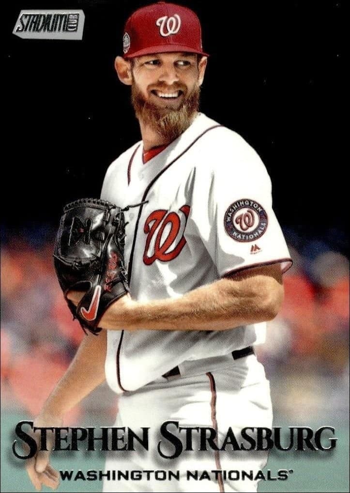 Stephen Strasburg 2019 Topps Stadium Club Stephen Strasburg #220 baseball trading card front