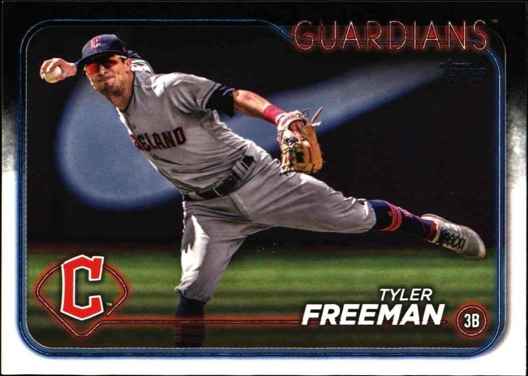 Tyler Freeman 2024 Topps Series 2 Tyler Freeman #353 baseball trading card front
