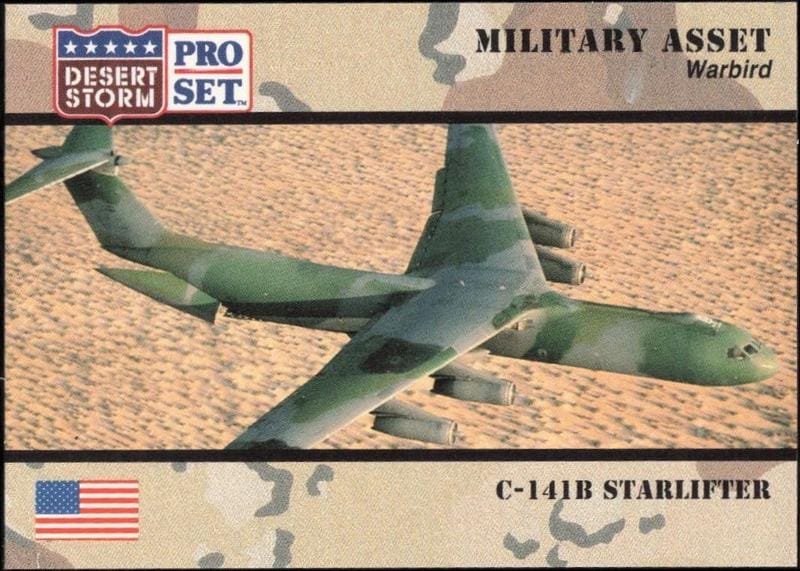 1991 Pro-Set Desert Storm C-141B Starlifter #243 trading card
