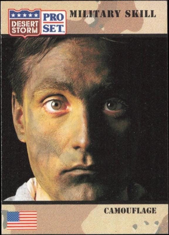 1991 Pro-Set Desert Storm Camouflage #152 trading card