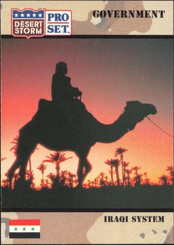 1991 Pro Set Desert Storm Iraqi System #93