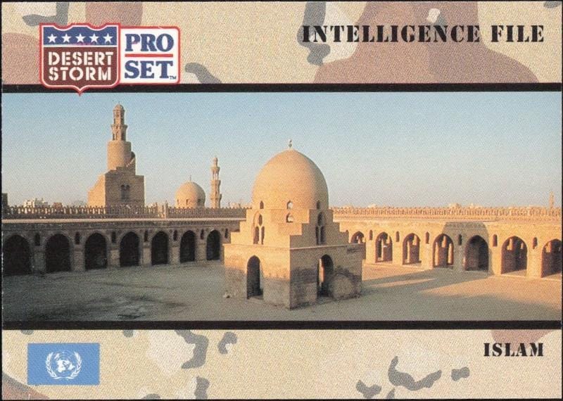 1991 Pro-Set Desert Storm Islam #137 trading card
