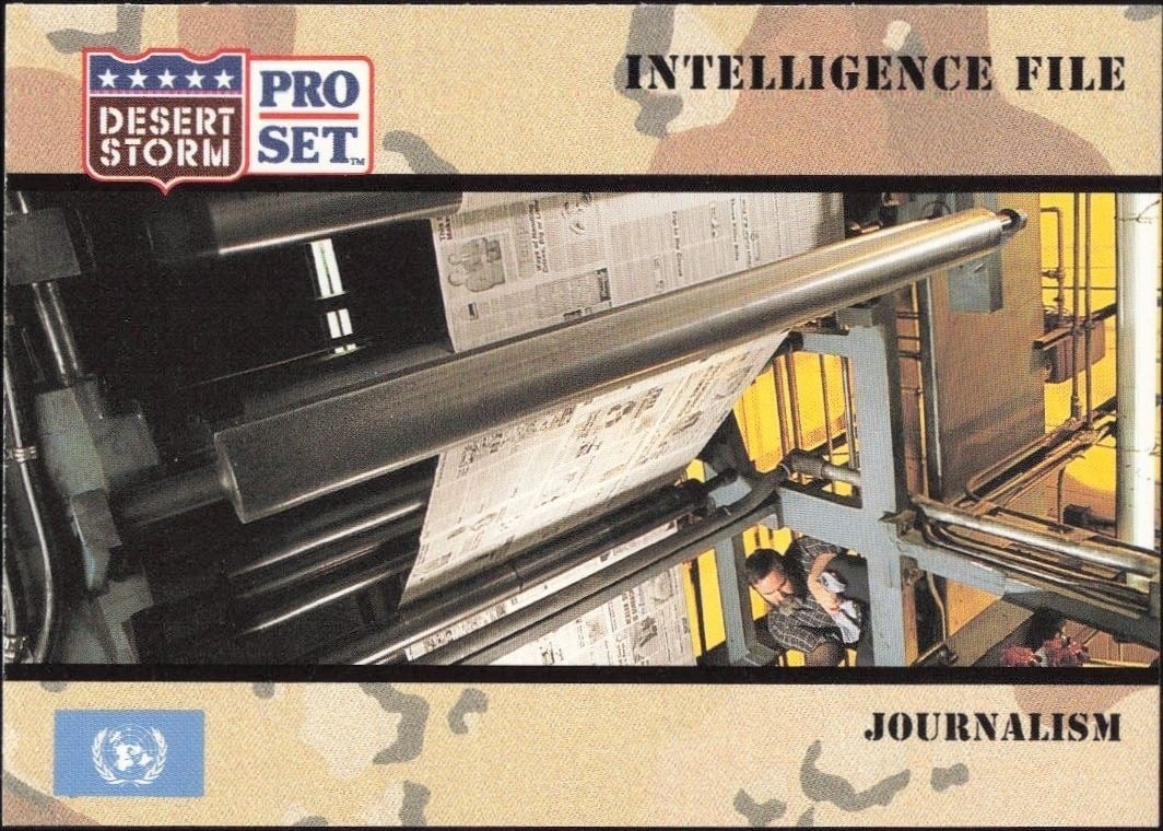 1991 Pro-Set Desert Storm Journalism #138 trading card