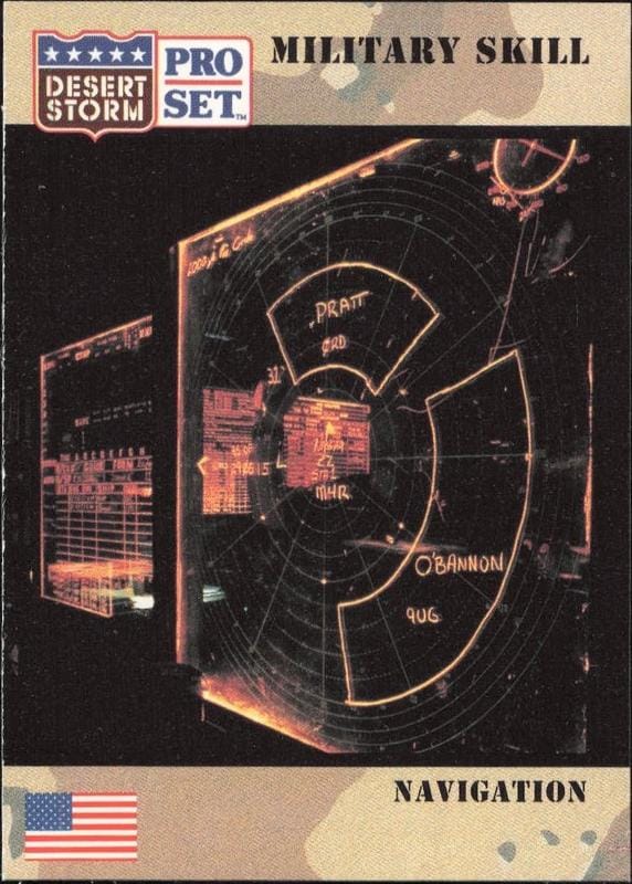 1991 Pro-Set Desert Storm Navigation #169 trading card