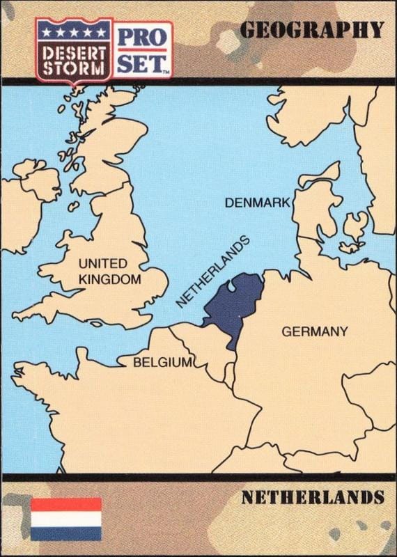 1991 Pro-Set Desert Storm Netherlands #38 trading card