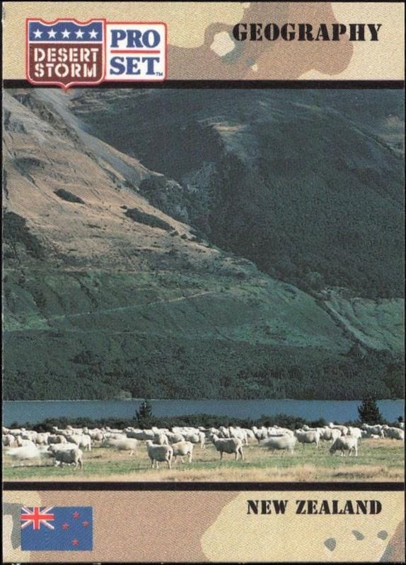 1991 Pro-Set Desert Storm New Zealand #39 trading card