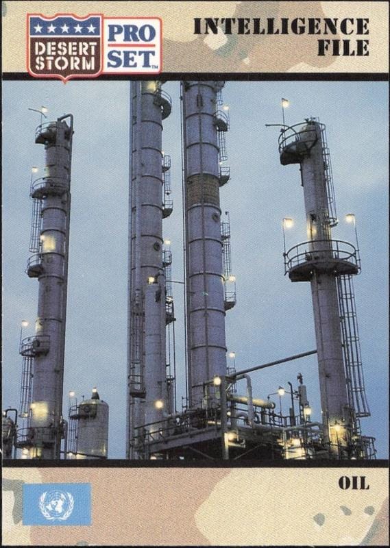 1991 Pro-Set Desert Storm Oil #144 trading card