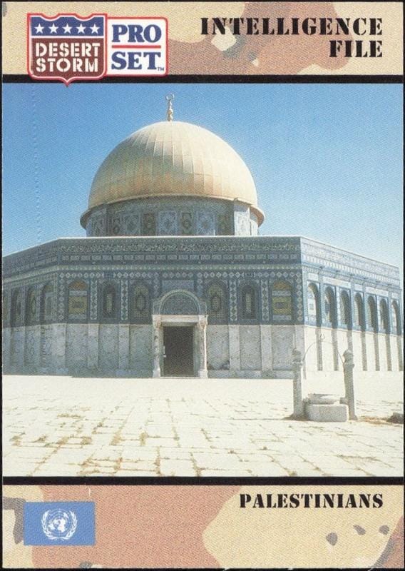 1991 Pro-Set Desert Storm Palestinans #145 trading card