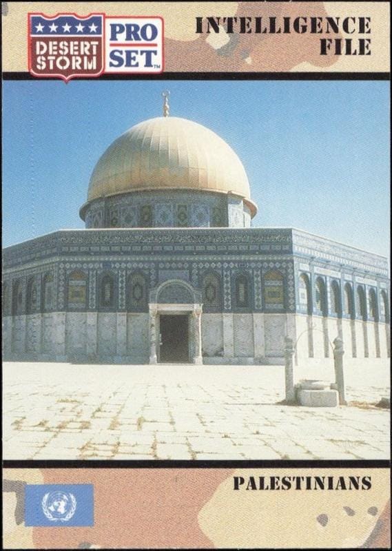 1991 Pro-Set Desert Storm Palestinians #145 trading card