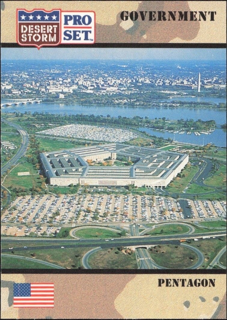 1991 Pro-Set Desert Storm Pentagon #106 trading card