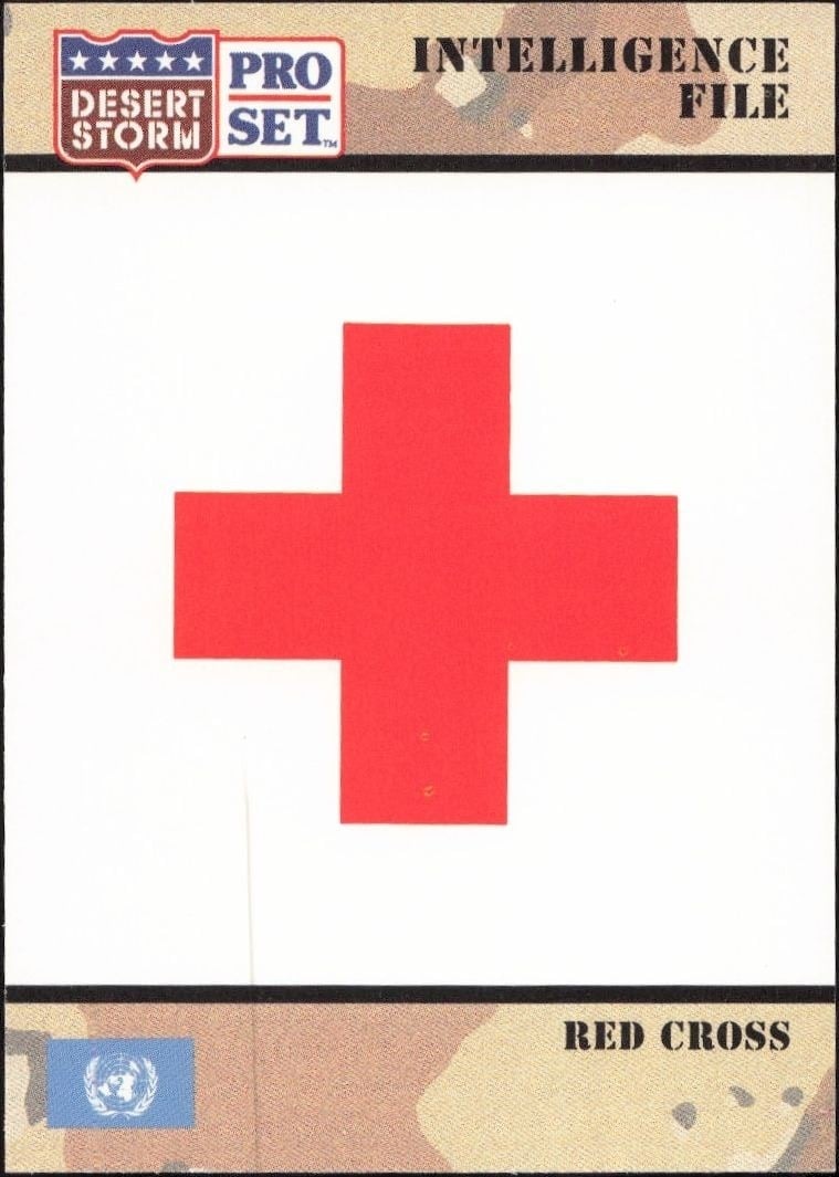 1991 Pro-Set Desert Storm Red Cross #147 trading card