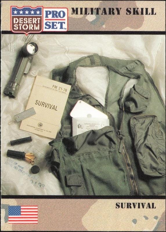 1991 Pro-Set Desert Storm Survival #174 trading card