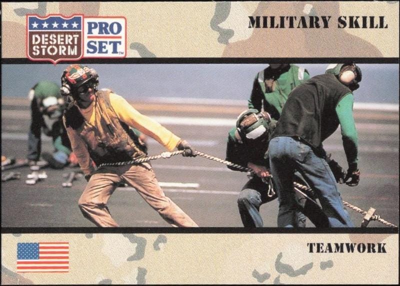 1991 Pro-Set Desert Storm Teamwork #175 trading card