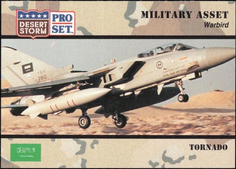 1991 Pro-Set Desert Storm Tornado #232 trading card