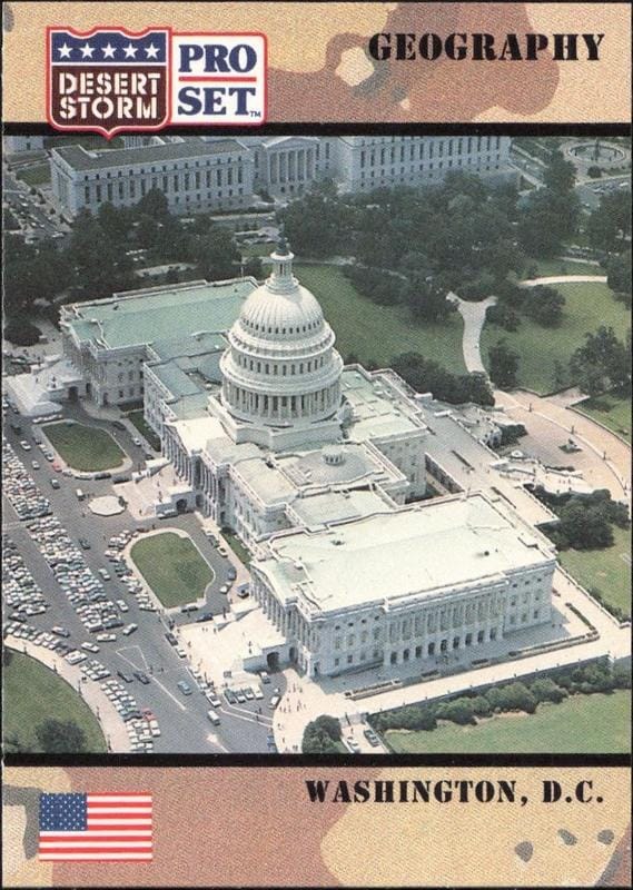 1991 Pro-Set Desert Storm Washington, D.C. #64 trading card
