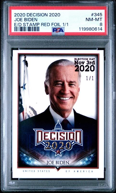 2020 Leaf Decision Joe Biden #345