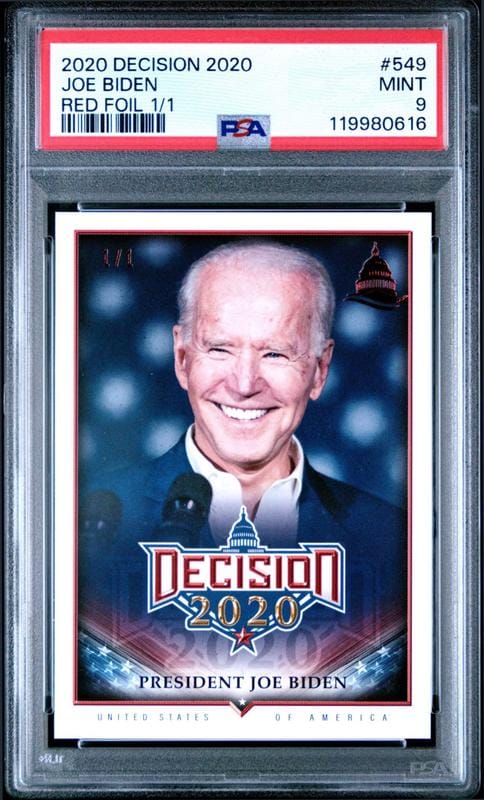 2020 Leaf Decision Joe Biden #549