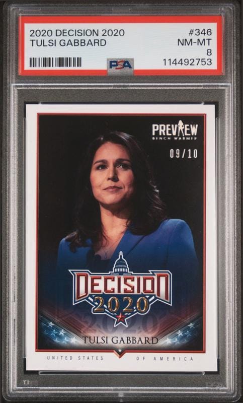 2020 Leaf Decision Tulsi Gabbard #346 trading card